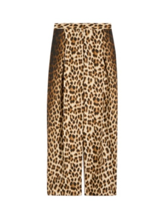 Sportmax Pants - Sportmax Leopard-Print Silk Pants